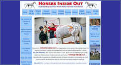Desktop Screenshot of horsesinsideout.com